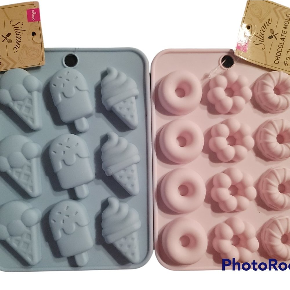 Ice Cream 🍦 Popsicle 🍭 and Donut 🍩 Silicon Candy/Chocolate Mold